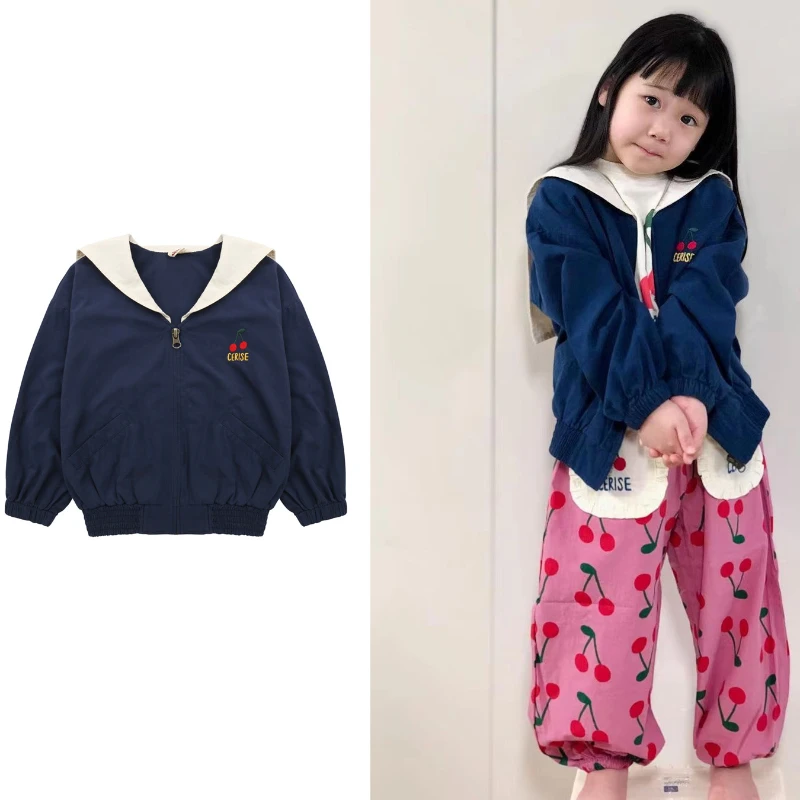 

Girls Sweatshirt Spring2023 Summer Brand Designer Cotton Girls Cardigan Girls Tops Girls Summer Cloth