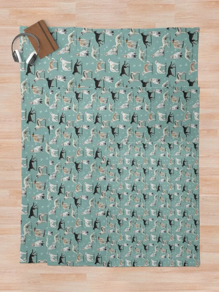 Одеяло Борзой очень большое одеяло милые клетчатые одеяла для косплея в стиле