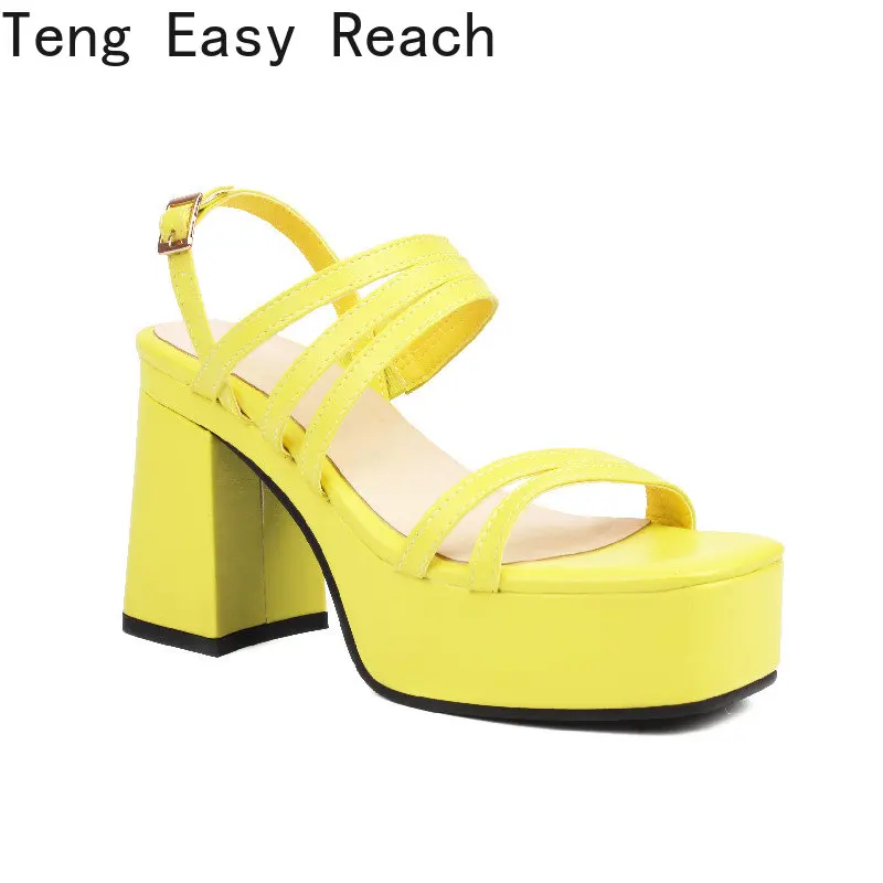 

Женские летние босоножки на высоком каблуке, черные, серебристые, золотистые, Желтые Модные босоножки с ремешком на щиколотке, 2023