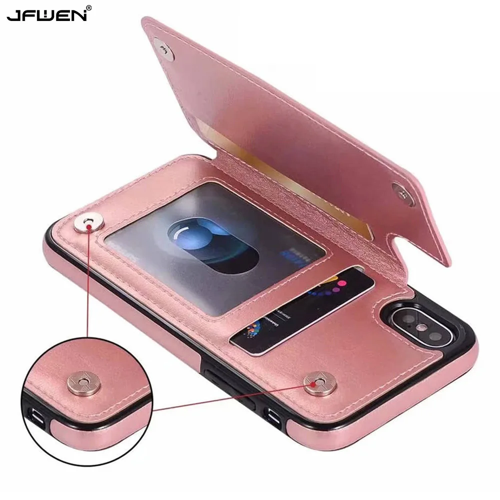 Card holder Phone Case For Samsung Galaxy S23 S22 S21 S20 FE Note 10 9 20 Ultra S10 S9 Plus S10E Leather Wallet Cover