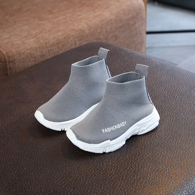 2021 Newest Spring Kid Sneaker Children Casual Shoes Slip-on Breathable Socks Shoes Non-slip Casual Boots Boys Girls Sport Shoes