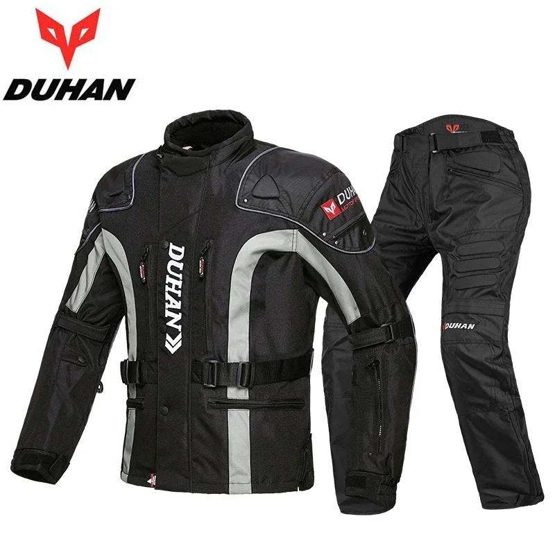 Утепленная зимняя мотоциклетная куртка мотоциклетные штаны износостойкая для