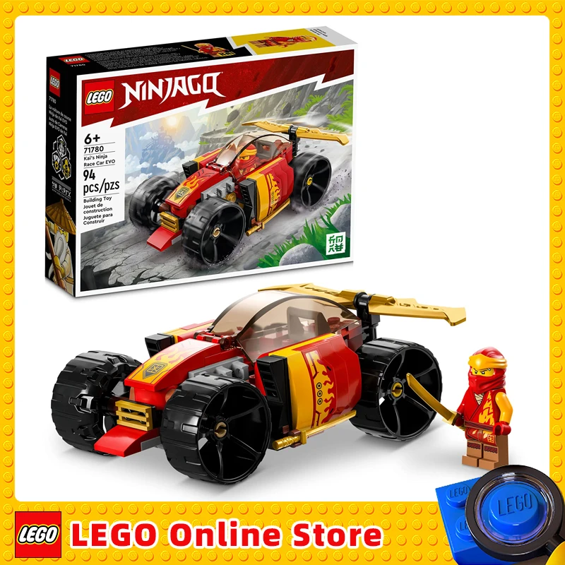 

LEGO NINJAGO Kai’s Ninja Race Car EVO 71780 2 in 1 Racing Car Toy to Off-Road Vehicle Building Set for Boys Girls Birthday Gift