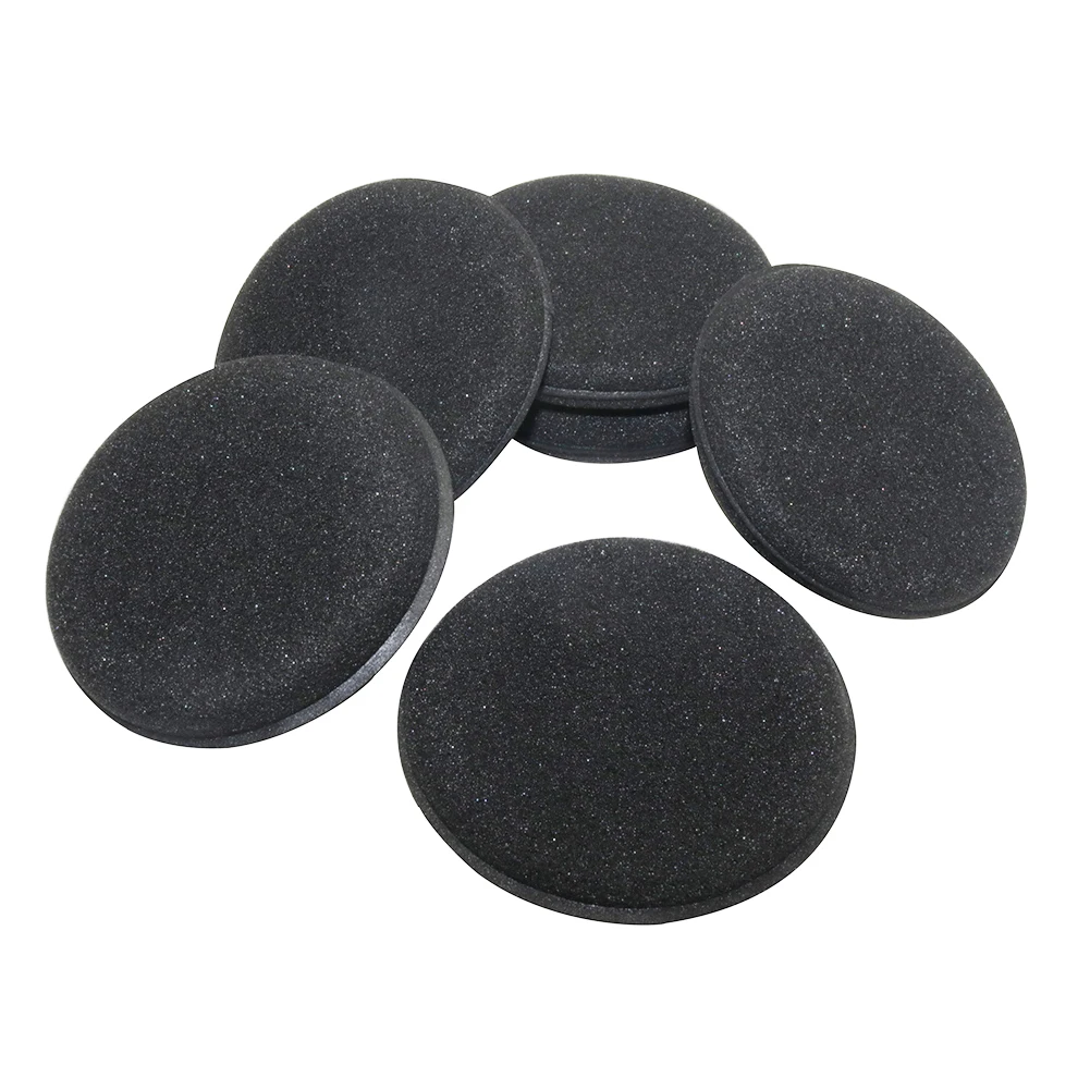 

2 Pcs Waxing Sponge For Car Car Decoration Car Waxing Tool 10*1.8cm Black Sponge Car Decoration Beauty Car Paint Maintenance