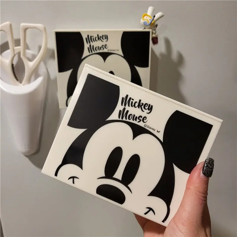 

Disney Mickey Cartoon Storage Box Cute Cartoon Household Kitchen Refrigerator Magnetic Off White Plastic Magnetic Cosmetic Box