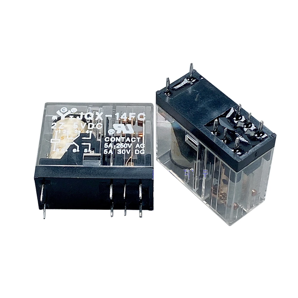 

Реле JQX-14FC-2Z-5VDC 5V 5A/250VAC 8PIN