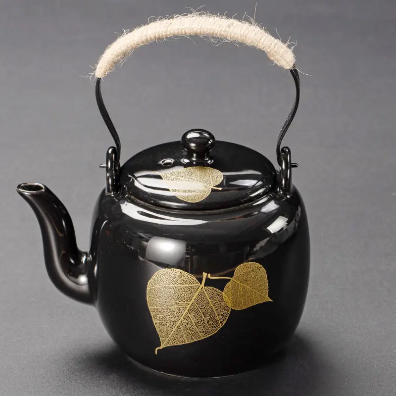 

Чайный чайник с керамической ручкой и фильтром, 800 мл