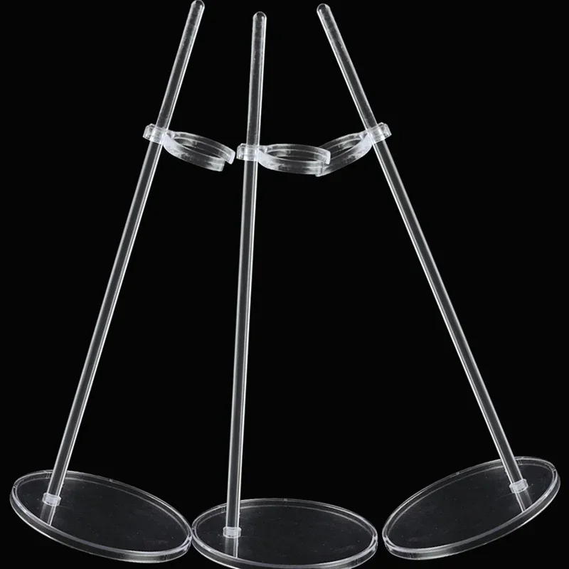 Белая прозрачная подставка для куклы Bjd 1/6