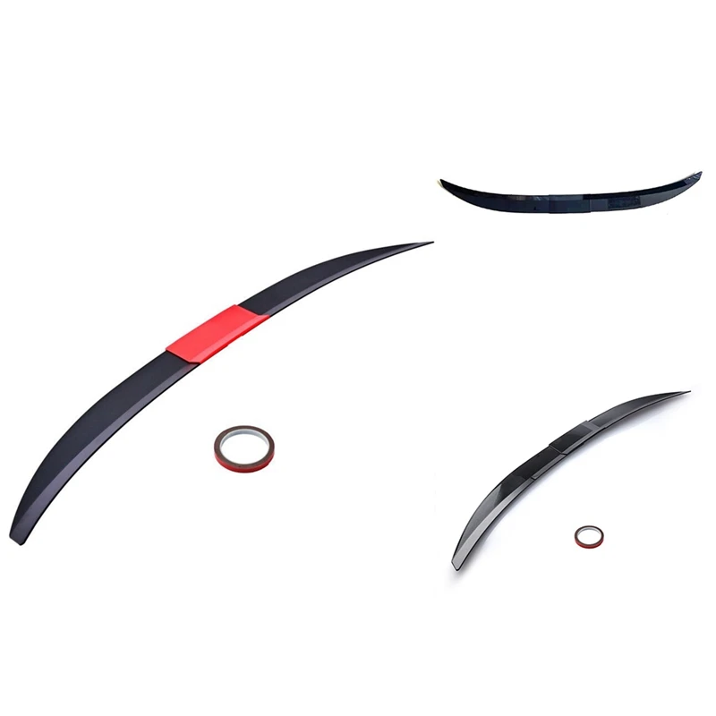 

Universal Car Spoiler, Adjustable Rear Trunk Spoiler Lip Roof Tail Wing Accessories