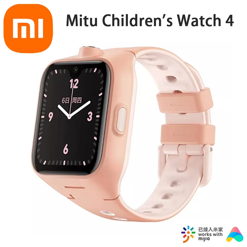 

Mitu children's learning watch 4 Work With Mijia App Student Smart Waterproof Positioning 4G Multifunctional Watch