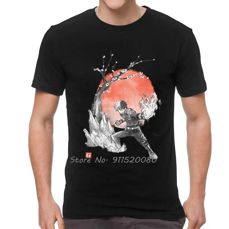 

Женская футболка, Мужская хлопковая футболка с принтом, необычная футболка с аниме манга, моя геройская академия, футболки, топы, уличная од...