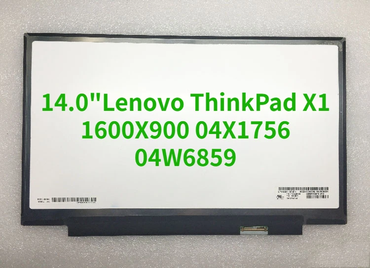    14, 0 , -  Lenovo ThinkPad X1 Carbon 34xx HD + 1600X900 04X1756 04W6859,   