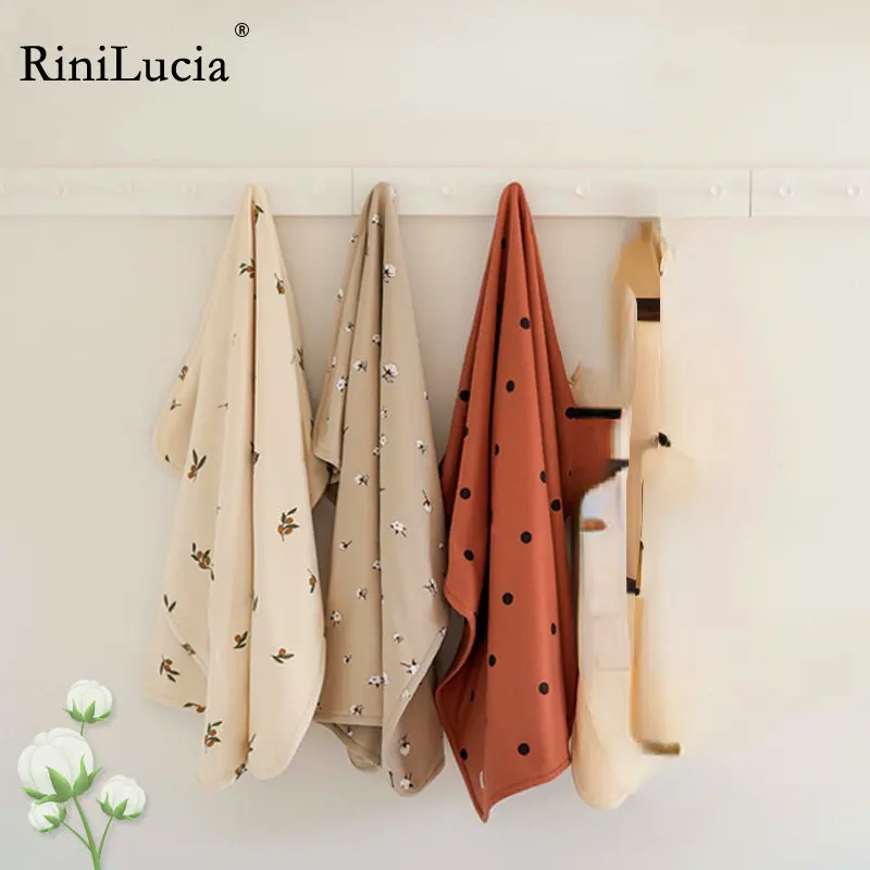

RiniLucia 2023 New Baby Blanket Floral Print Super Soft Newborn Swaddle Cute Boy Girl Kids Blankets Baby Stroller Blanket Cover