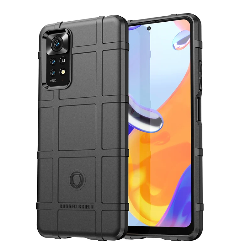 For Xiaomi Redmi Note 11 case Rugged Shield Case For Redmi 12C Note 12 11S 10 10A 10S 10C 9 9A 9T 9C POCO X5 X3 X4 Pro 12T Cover