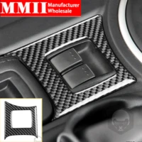 carbon fiber for mazda mx 5 miata 2009 15 power window control panel center armrest button sticker mx5 roadster car accessories