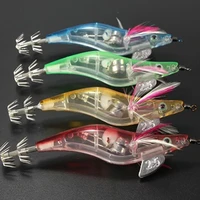 dropshippingfishing lure shrimp tail design luminous plastic artificial double hook lure for fishing accessories