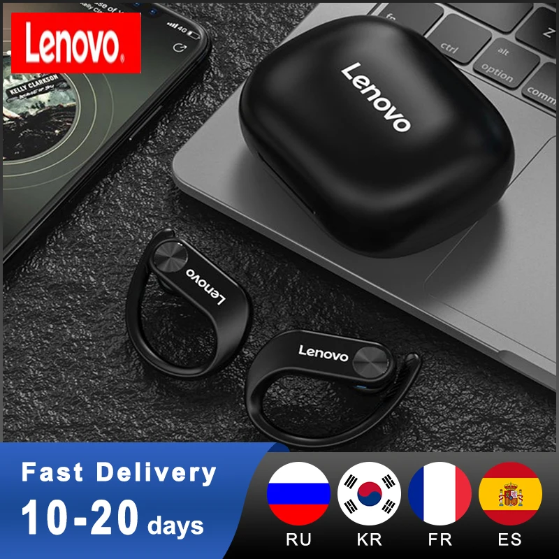 

Беспроводные наушники Lenovo LP7 Bluetooth-совместимые водонепроницаемые наушники с шумоподавлением HIFI качественный звук спортивные наушники