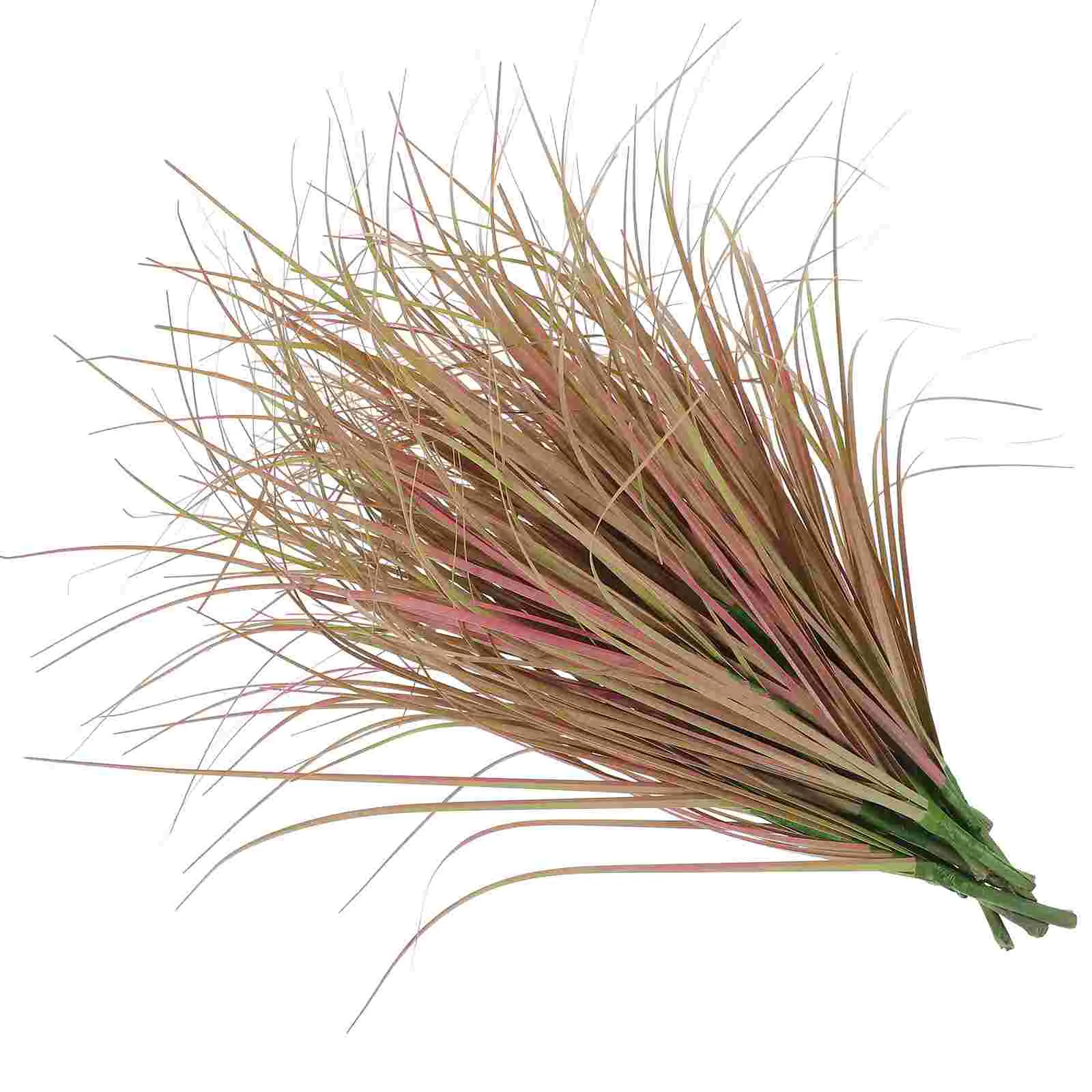 12 шт. искусственная зеленая стебель трава модель растений игрушки реалистичные