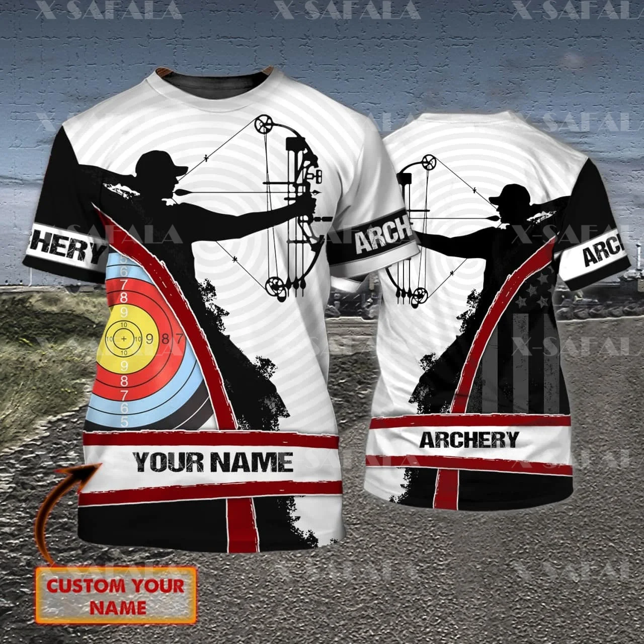 

Archery Team Player Gift Competitive Sports 3D Printed High Quality T-shirt Summer Round Neck Men Female Casual Top-5