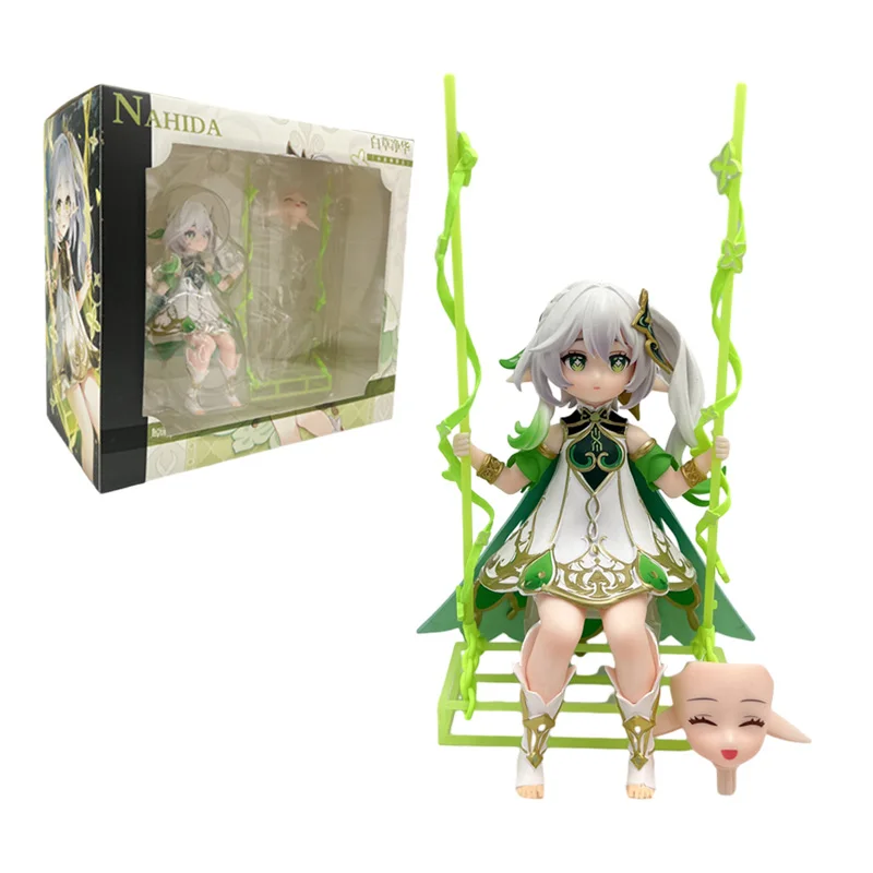 

23cm Genshin Impact Anime Figures Nahida Kawaii Girl Action Figure PVC Collectible Model Doll Ornaments Toys For Children Gifts