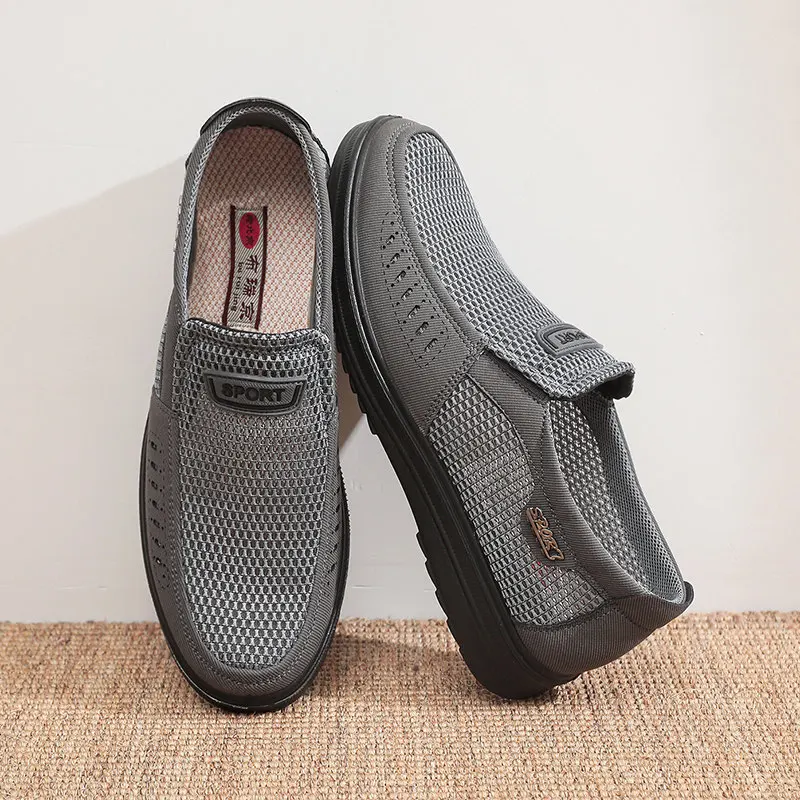 

Summer Breathable Men's Casual Shoes Mesh Breathable Man Casual Shoes Fashion Moccasins Lightweight Men Sneakers Hot Sale 35-48