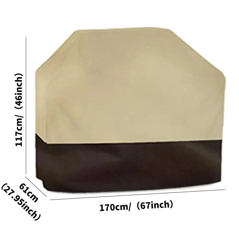 

Водонепроницаемый чехол для барбекю Оксфорд 420D бежевый