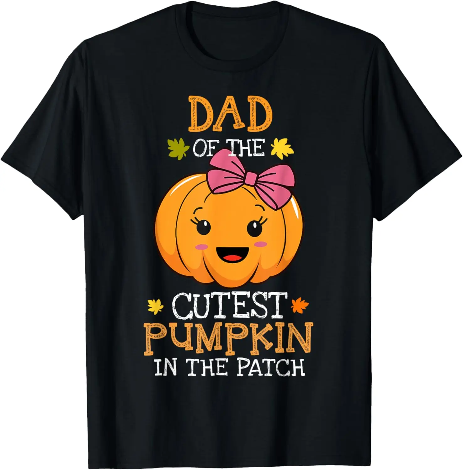 Мужская футболка Dad Of The Cutest Pumpkin In Patch на Хэллоуин