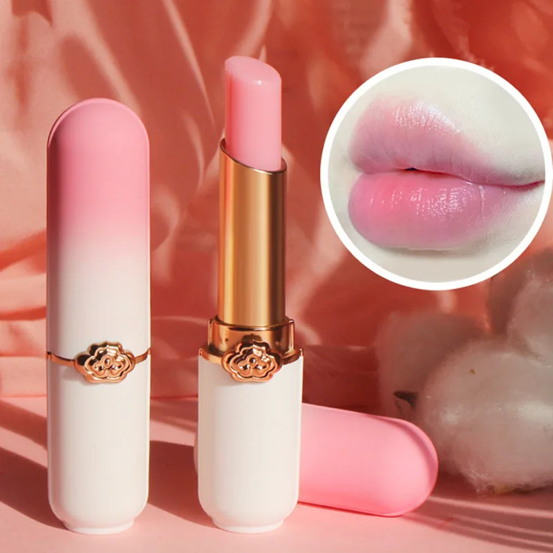 

Vitality Peach Pink Lipsticks Color Changing Lip Balm Long-Lasting Moisturizing Vitality Peach Pink Lipsticks 3g Women Lip Care
