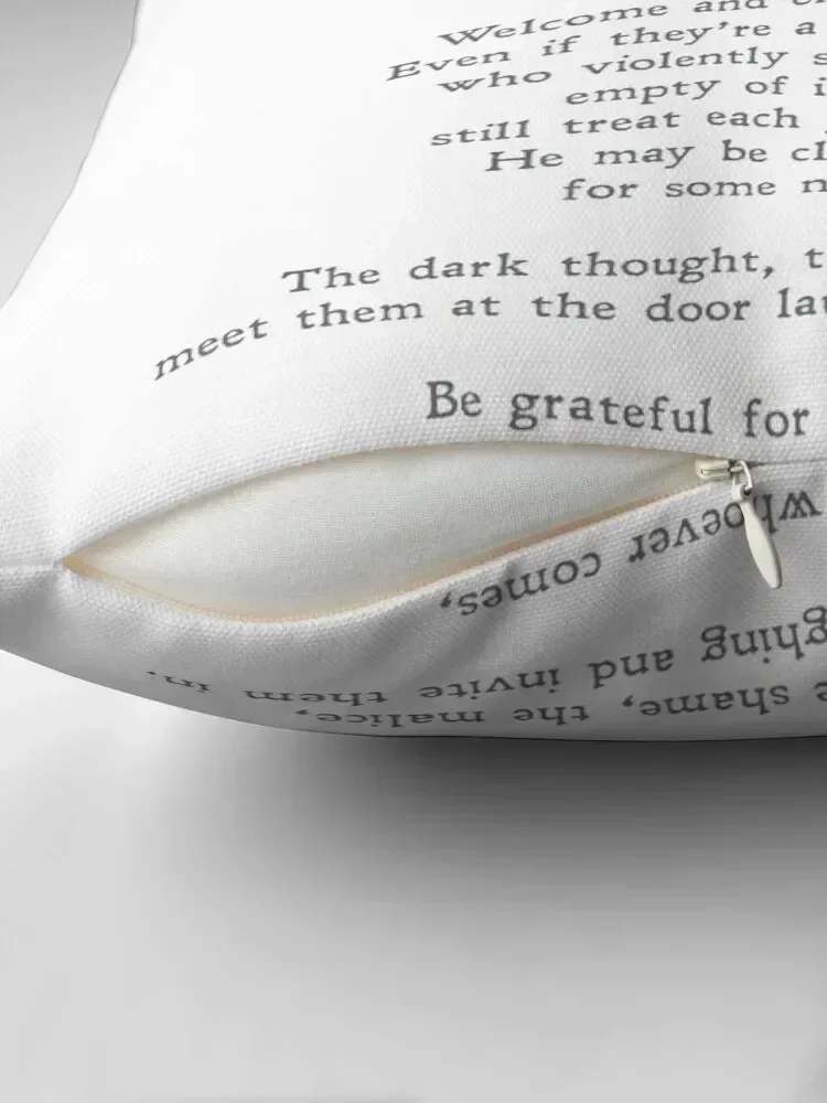 Гостевой дом Руми Поэма Персидская литература Эмоции Печать Настенное искусство