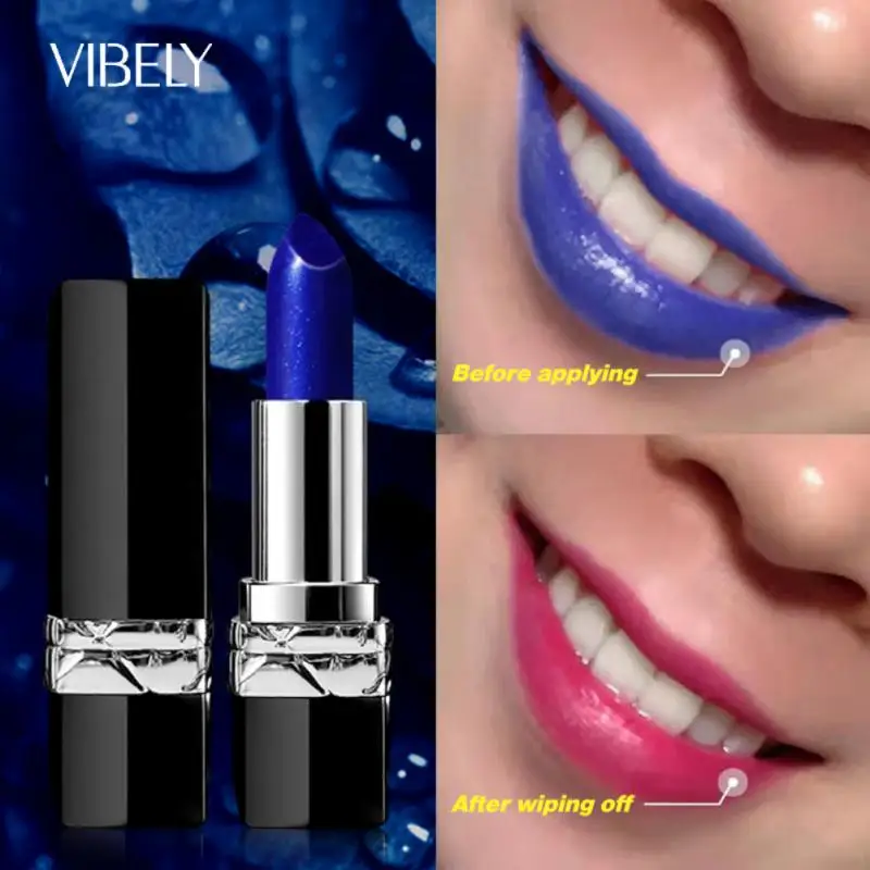 

Color Changing Lipstick No Fading Waterproof Not Easy To Stain Cup Lipstick Moisturizing Temperature Change Color Lipstick