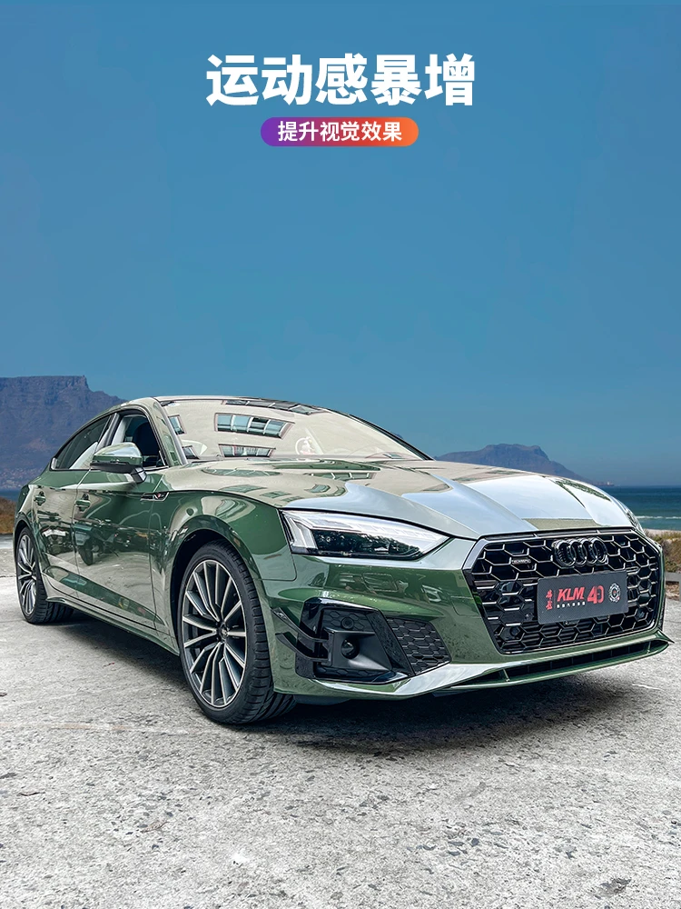 Модифицированный воздушный нож Audi A5 клыки Дарта Вейдера внешний вид средняя