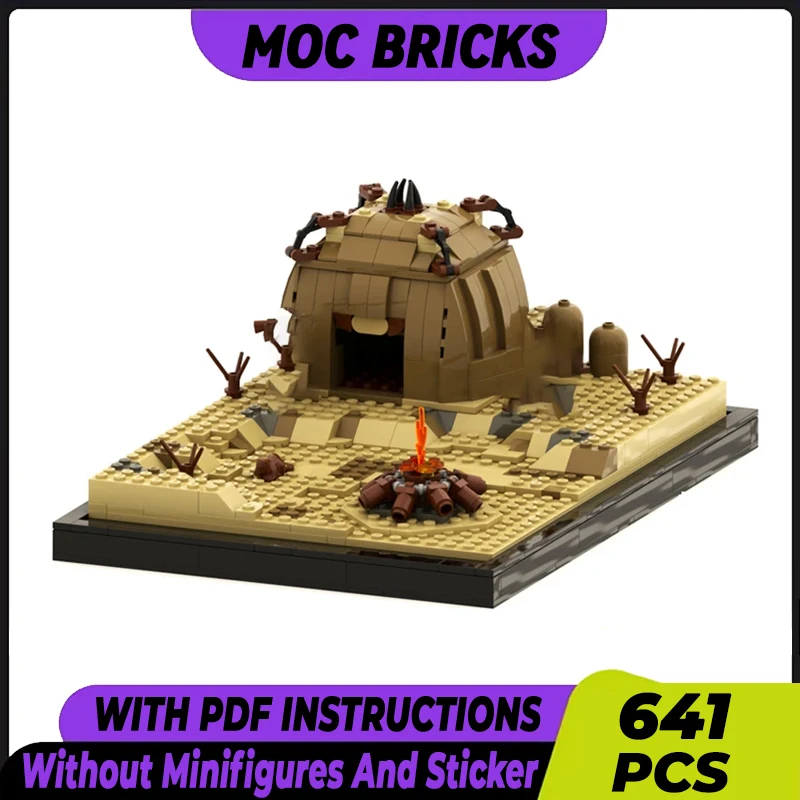 Звездные фильмы модель Moc строительные блоки клон человека штурмовая деревня