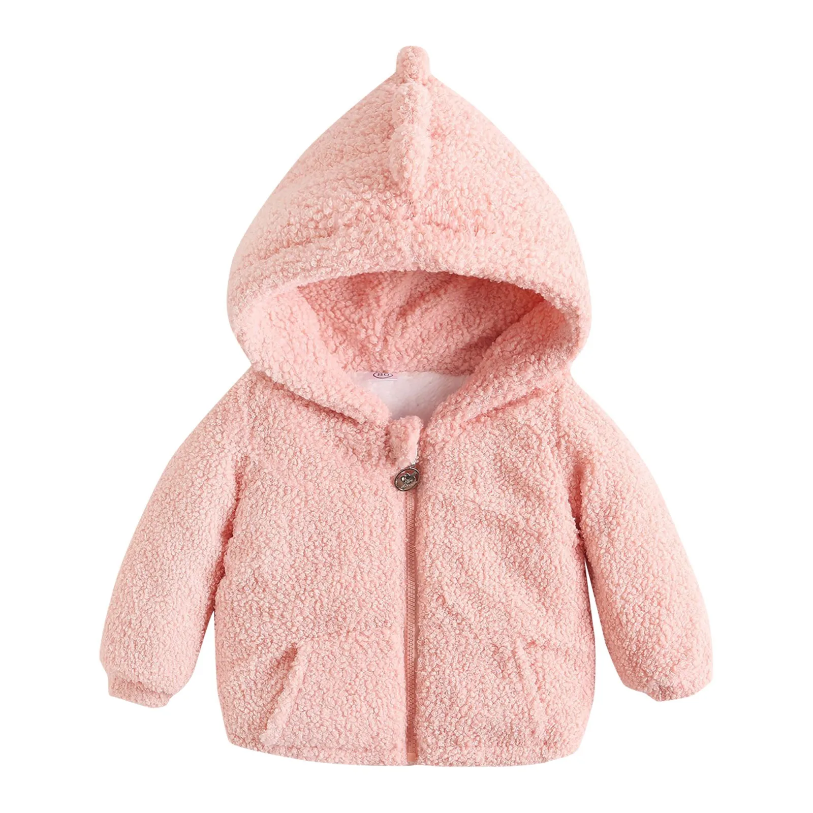 

New Arrival Autumn Spring Fleece Boys Girls Hoodies Colorful Baby Jackets Zipper Cute Baby Coats Kids Long Sleeve