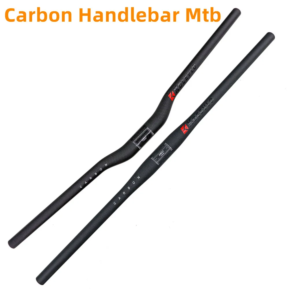 

Mtb Carbon Handlebar 31.8mm Handles For Bicycle Rise Flat Handlebars For Mountain Bike 660-740mm Handle Bar Accessories Items