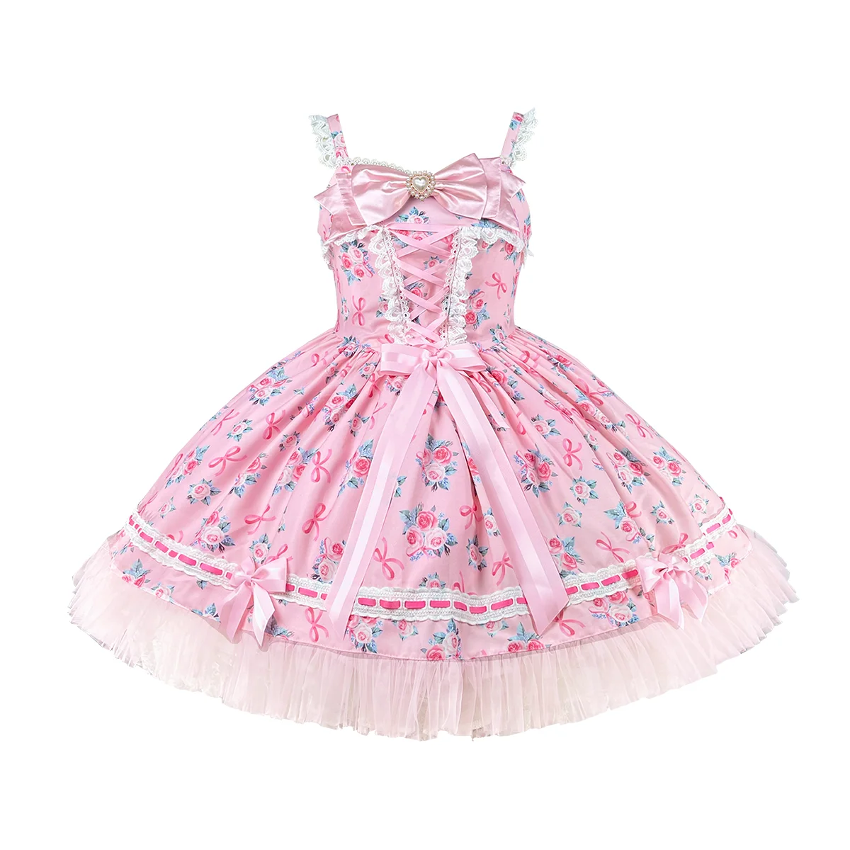 

Rose Lady ~ Sweet Vintage Lolita JSK Dress by Diamond Honey