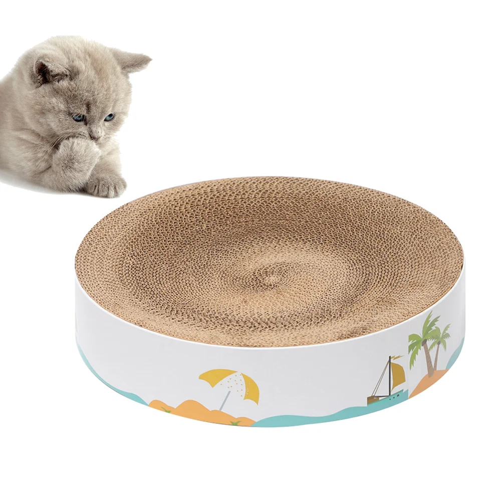 Round cat. Когтеточка круглая. Круглая когтеточка для кошек. Когтеточка круглая с мячиком. Елка когтеточка для кошек.