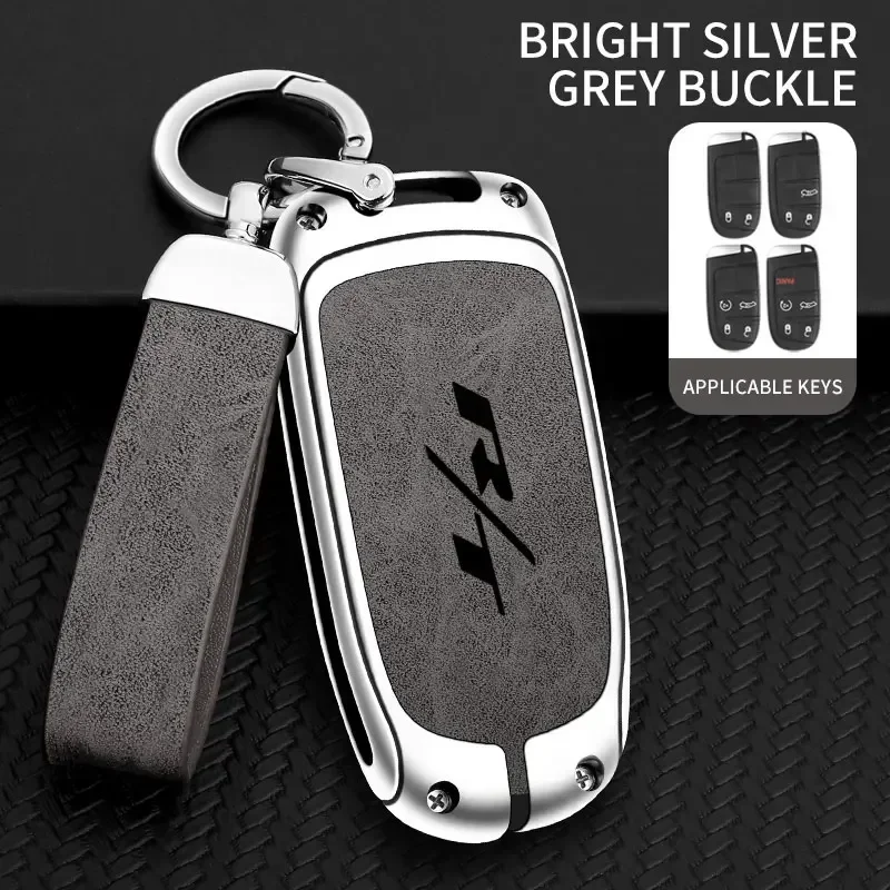 

Чехол для автомобильного ключа из цинкового сплава для Dodge RT Challenger Charger Journey RAM, защита для дистанционного управления для DODGE R/T, чехол для автомобильного ключа с логотипом