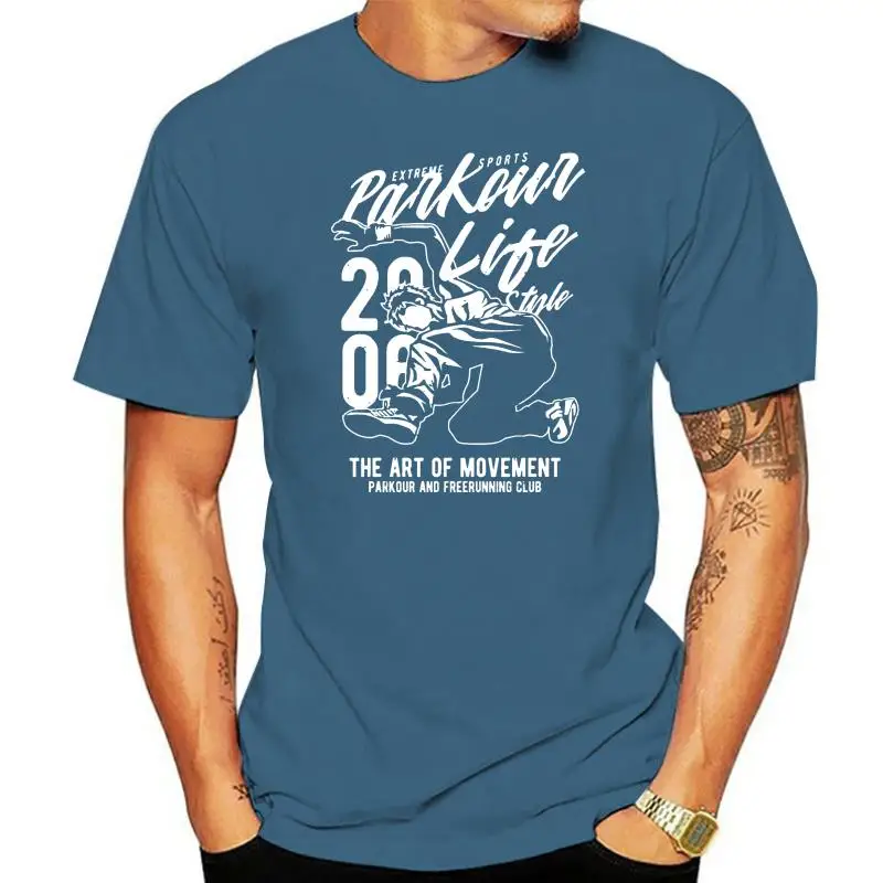 

Мужская футболка с художественным движением Freerunning Parkour Life Style (1)