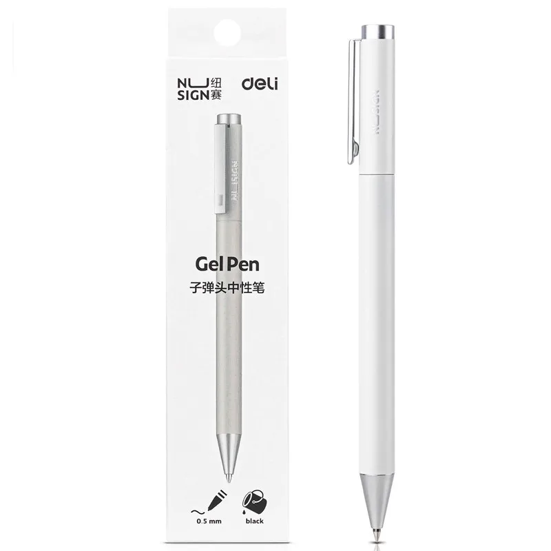 

2PCS NS650 rotary metal neutral pen, office signature pen, business fountain pen, carbon pen for students