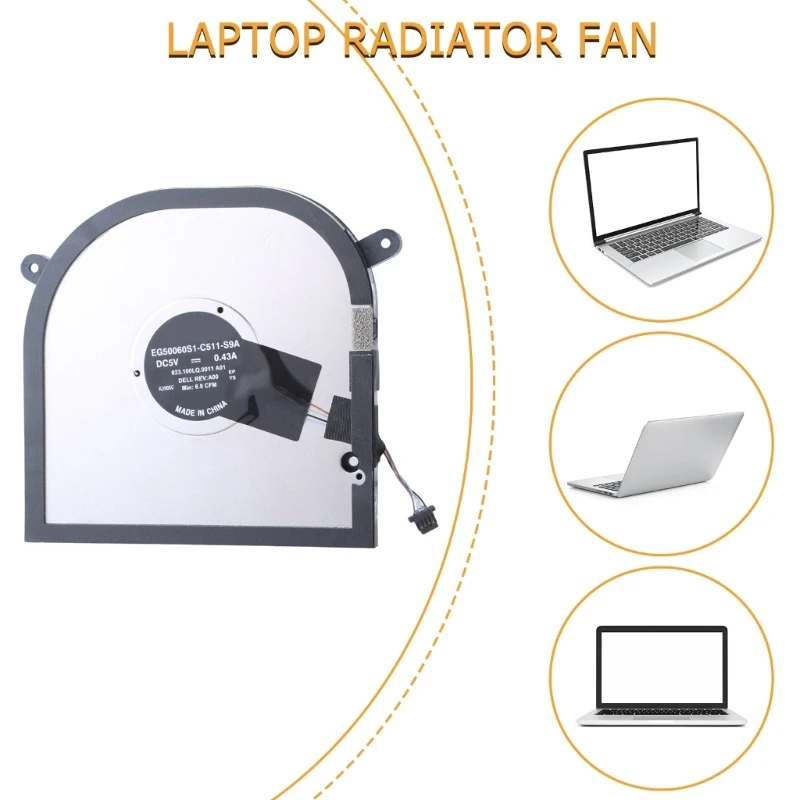 Вентилятор ADWE CPU GPU DC5V 4Pin 4 провода ноутбуков охлаждающий вентилятор для 17 9700 9710 9720