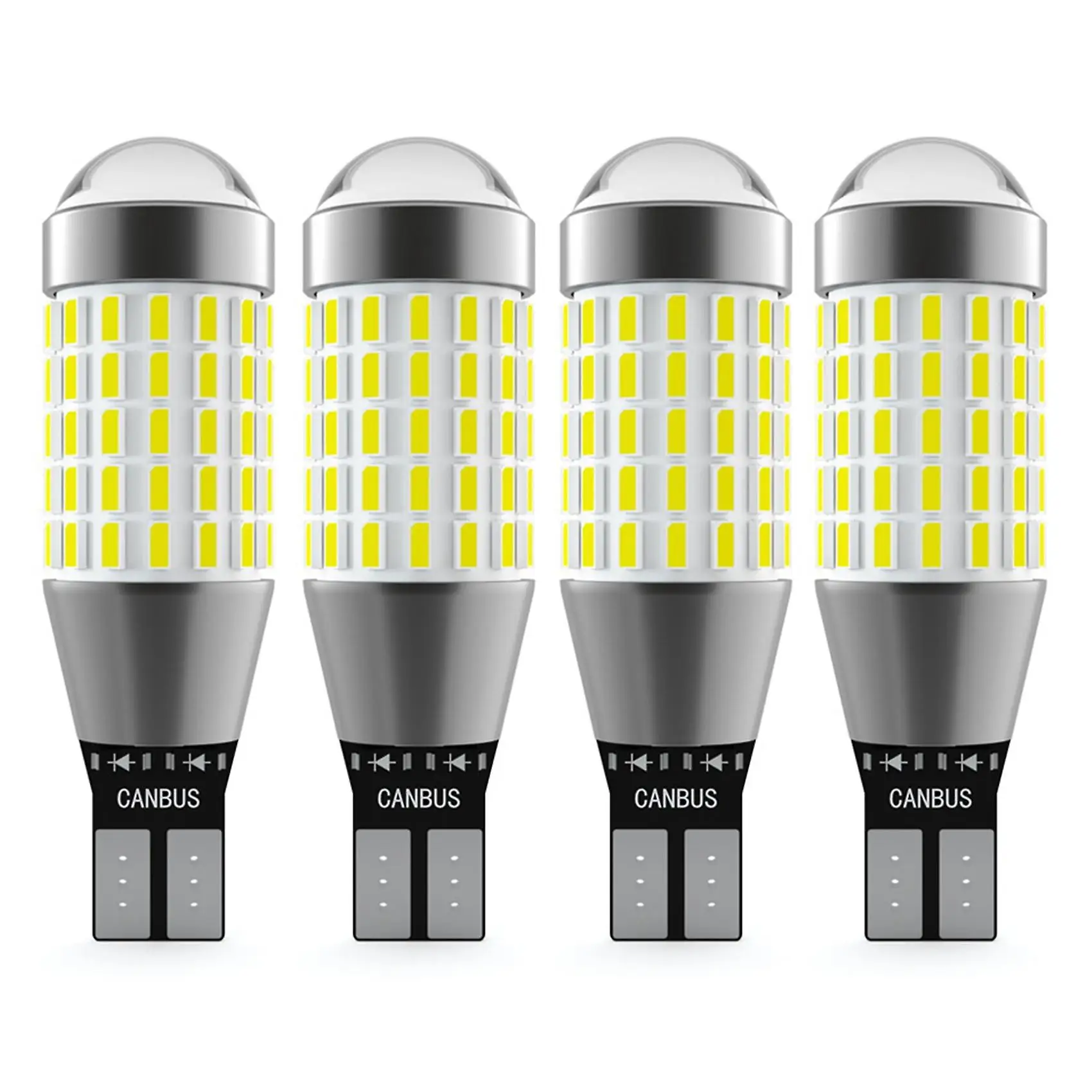 

4pcs Car T15 W16w 921 Led Reverse Lights 3014 87smd Led Bulb