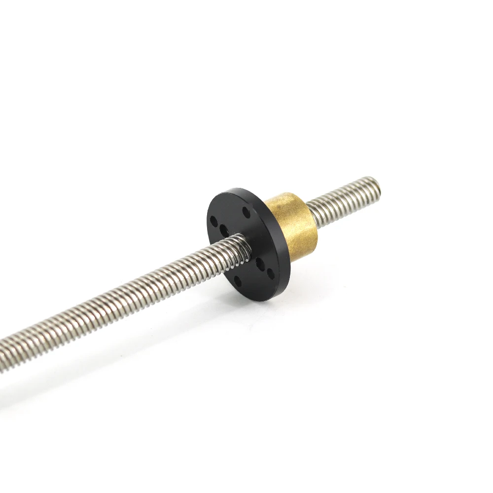 304 stainless steel T10 screw length 420mm lead 10mm 12mm trapezoidal spindle 1pcs With brass nut |
