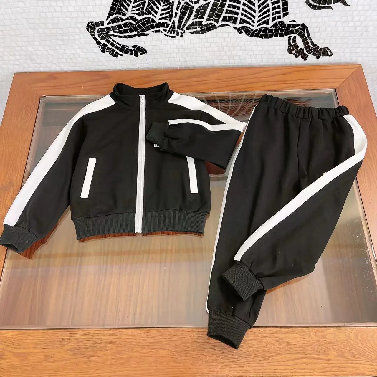 

Детская одежда, Дизайнерские комплекты одежды для мальчиков, осенний спортивный костюм для мальчиков, хлопковые детские свитшоты, костюм с ...