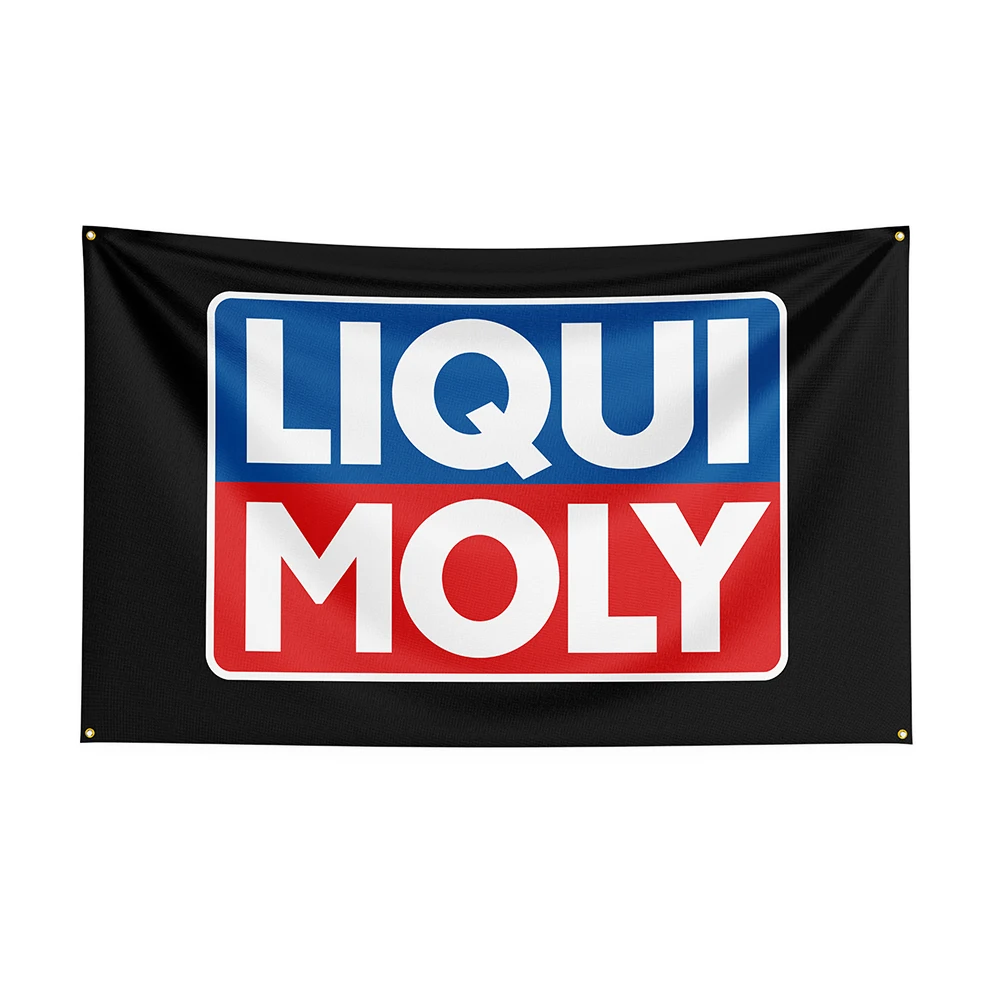 

3x5 Liqui Moly Flag Polyester Printed Oil Banner For Decor