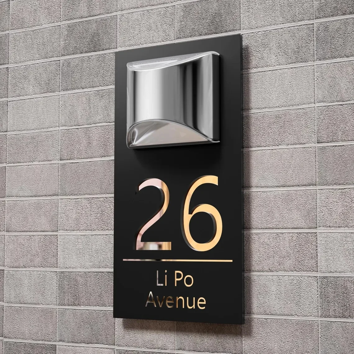 

Солнечный адресник из акрила