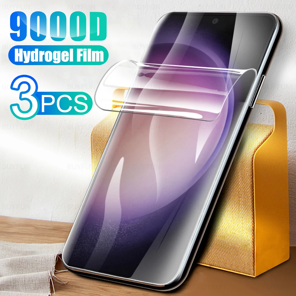 

3PCS Soft Full Cover Hydrogel Films For S23 Plus Ultra S22 S22Plus S22Ultra S21 S21Plus S21Ultra S20Plus S20Ultra S20 FE 4G 5G