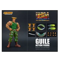 storm toys 112 street fighter ii guile sdcc action figures assembled models childrens gifts games