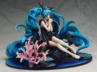 16cm hatsune miku sea anime action figure pvc toys collection figures for friends gifts