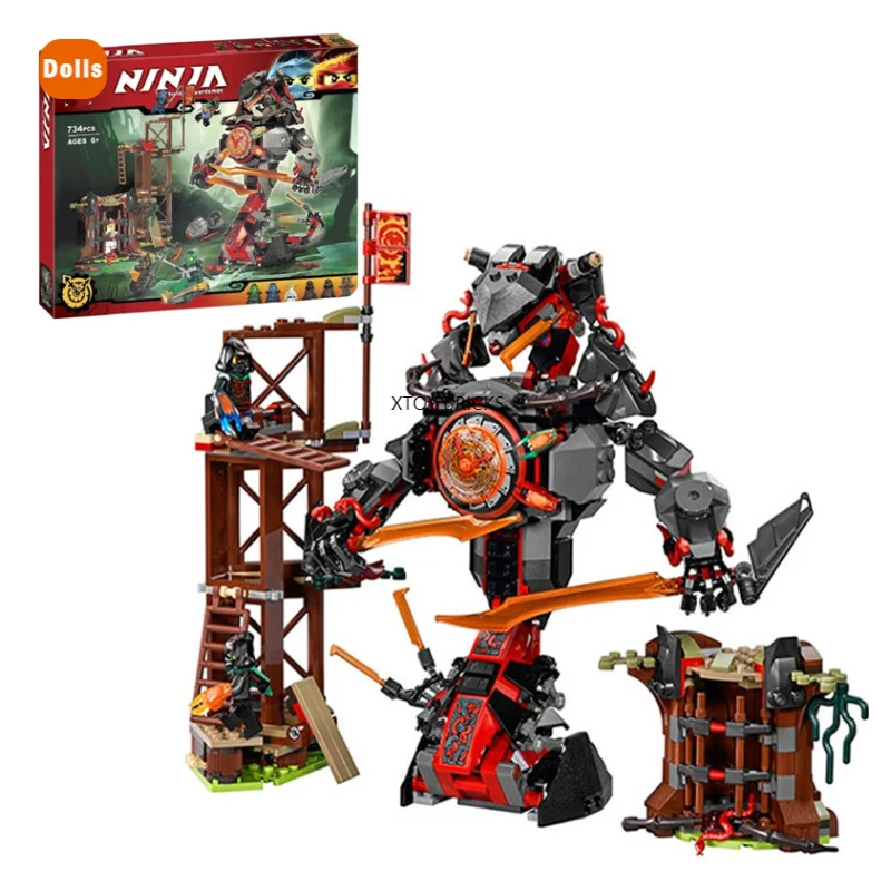

New Dawn of Iron Doom Mech Building Blocks with Figures Compatible 70626 Bricks DIY Toys for Children