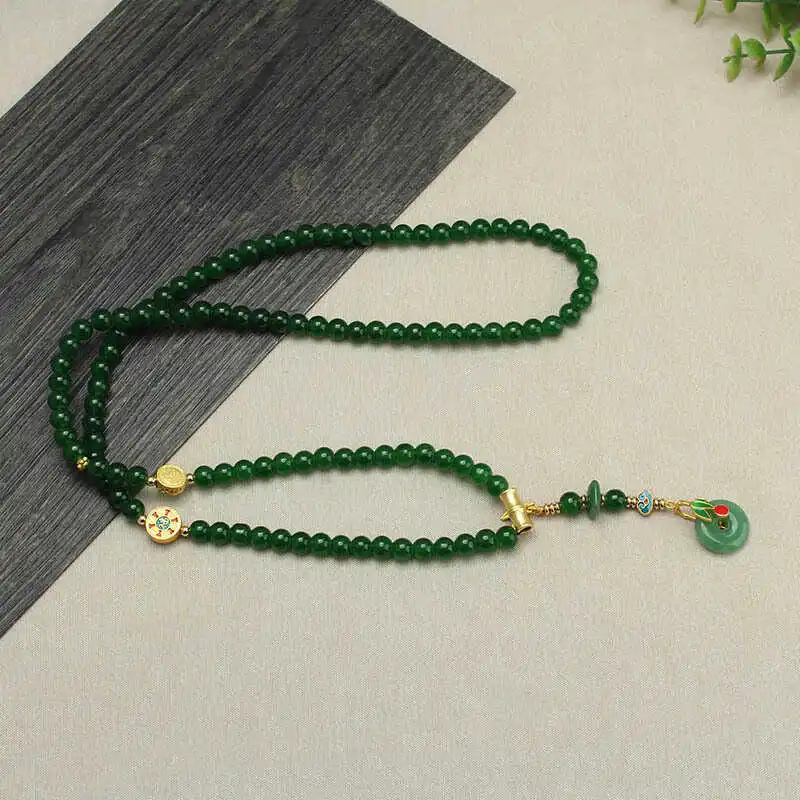 Новое китайское ожерелье с пряжкой в национальном стиле женское ретро